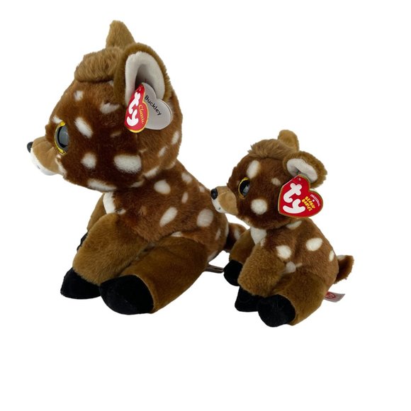 Ty Beanie Boos Buckley Deer Plush 9&6 Inch Brown Stuffed Animal Toy NWT - Picture 4 of 8